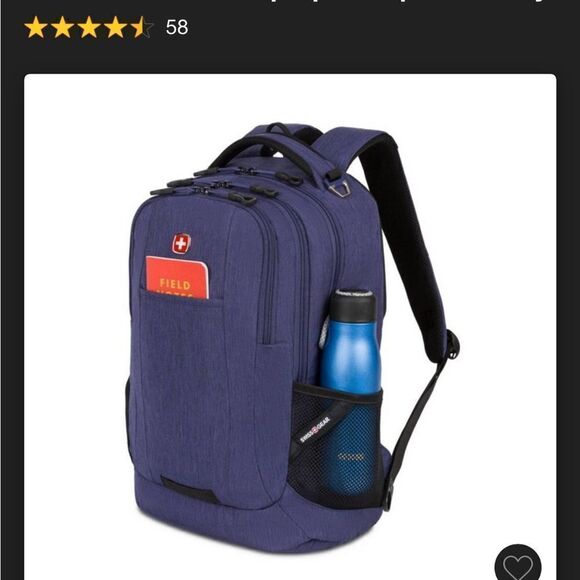 New With Tags Swissgear Navy 18" Laptop backpack - Picture 5 of 12